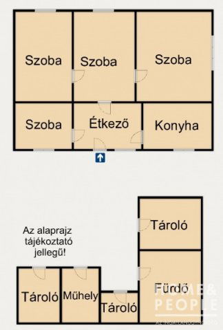 Eladó családi ház, Ópusztaszeren 11.5 M Ft, 3+1 szobás