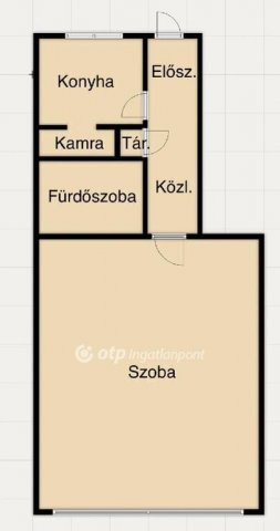 Eladó téglalakás, Miskolcon 29.9 M Ft, 1 szobás