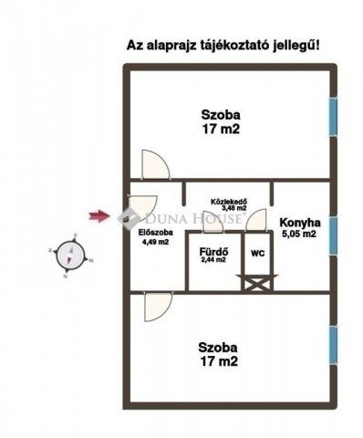 Eladó panellakás, Budapesten, III. kerületben 58.7 M Ft, 2 szobás