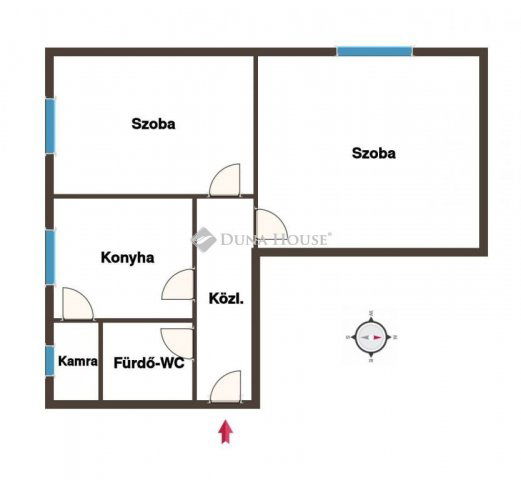 Eladó téglalakás, Kaposváron 47.99 M Ft, 2 szobás