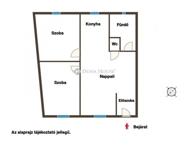 Eladó téglalakás, Balatonalmádiban 59.9 M Ft, 3 szobás