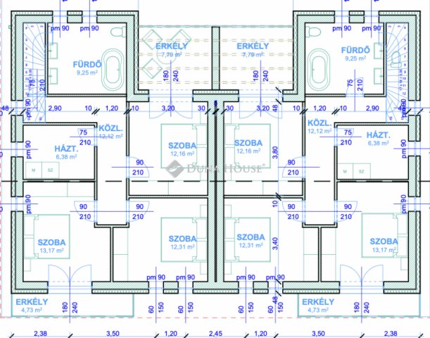 Eladó ikerház, Budapesten, XVIII. kerületben 149.9 M Ft, 5 szobás