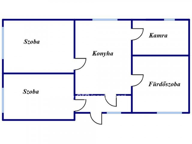Eladó családi ház, Pétervásárán 16.5 M Ft, 2 szobás