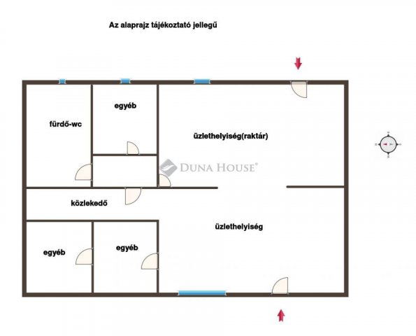 Kiadó üzlethelyiség, Nádasdladányban 150 E Ft / hó