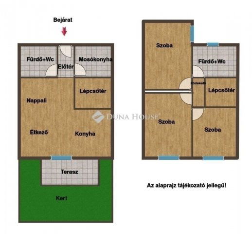 Eladó sorház, Dunaharasztin 104.9 M Ft, 4 szobás