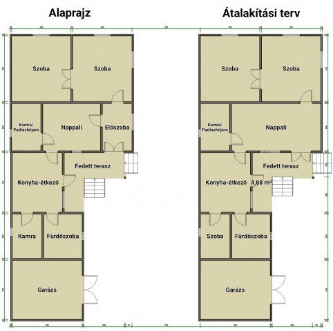 Eladó családi ház, Csányon 16.5 M Ft, 3 szobás