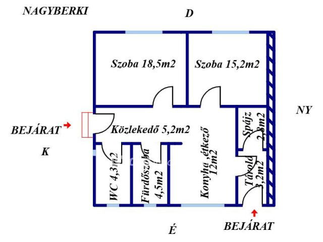 Eladó családi ház, Nagyberkin 22.6 M Ft, 2 szobás
