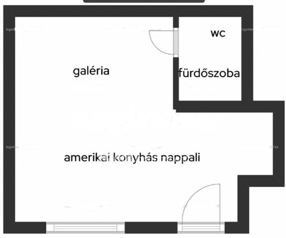 Eladó téglalakás, Budapesten, VI. kerületben 51.9 M Ft, 1 szobás