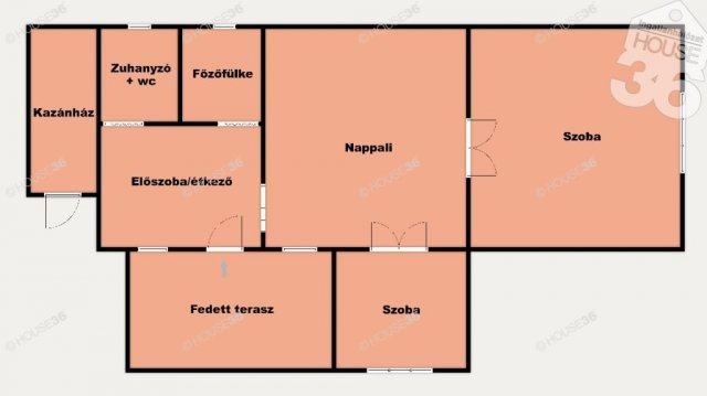 Eladó családi ház, Csengődön 11.5 M Ft, 2 szobás