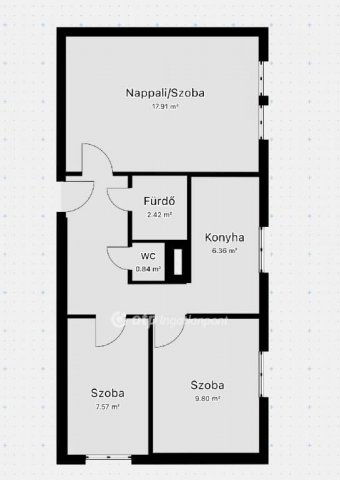 Eladó téglalakás, Celldömölkön 30.99 M Ft, 1+2 szobás