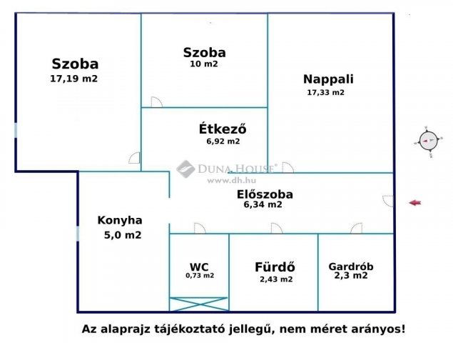 Eladó panellakás, Budapesten, III. kerületben 74.9 M Ft, 3 szobás