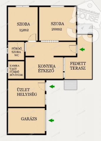 Eladó családi ház, Tiszaalpáron 39 M Ft, 2 szobás