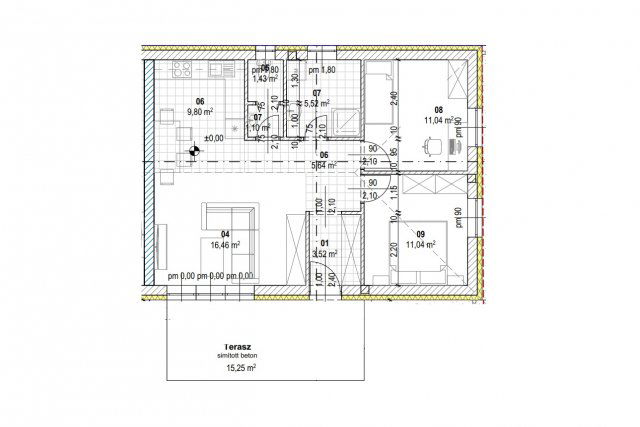 Eladó családi ház, Kecskeméten 74.9 M Ft, 3 szobás