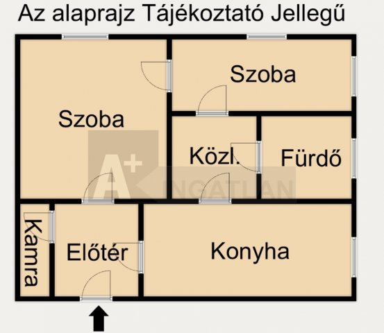 Eladó téglalakás, Szegeden 47.99 M Ft, 2 szobás