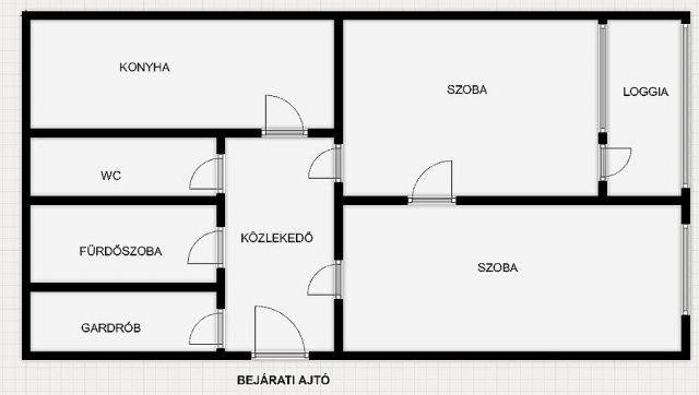 Eladó panellakás, Budapesten, III. kerületben 66.9 M Ft, 2 szobás