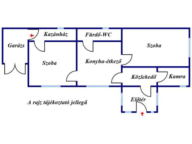 Eladó családi ház, Besenyődön 16.5 M Ft, 2 szobás