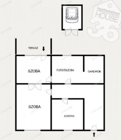 Eladó téglalakás, Kecskeméten 56 M Ft, 2 szobás