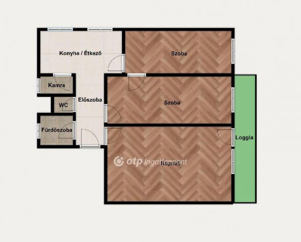 Eladó téglalakás, Debrecenben 74.9 M Ft, 3 szobás