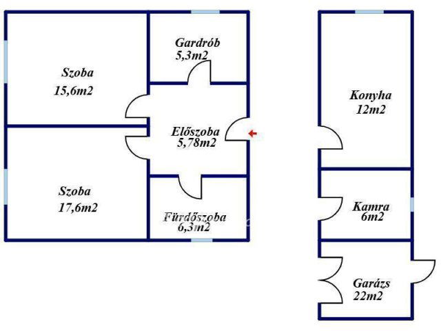 Eladó családi ház, Debrecenben 79 M Ft, 2 szobás