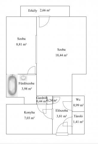 Kiadó téglalakás, albérlet, Kiskunhalason 110 E Ft / hó