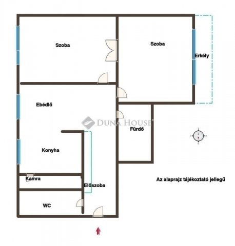 Eladó téglalakás, Kecskeméten 75 M Ft, 2 szobás