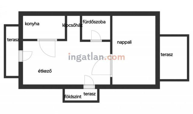 Eladó családi ház, Dabason 45 M Ft, 3 szobás