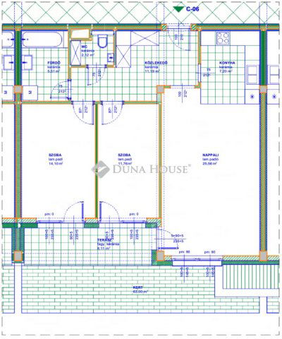 Eladó téglalakás, Miskolcon 77.3 M Ft, 3 szobás