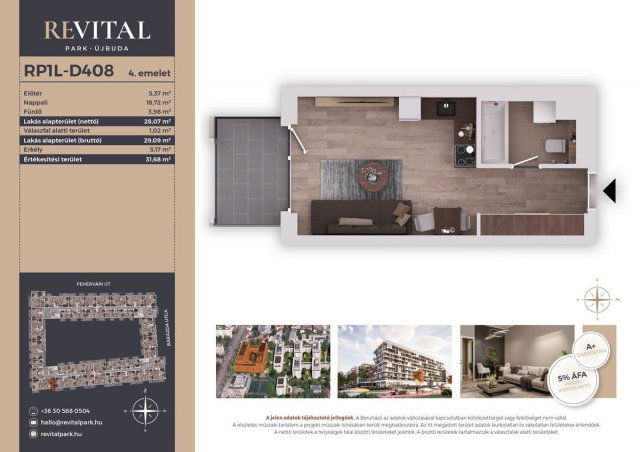 Eladó téglalakás, Budapesten, XI. kerületben, Fehérvári úton