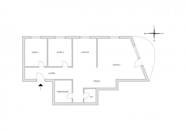 Eladó téglalakás, Nyíregyházán 69.99 M Ft, 3 szobás