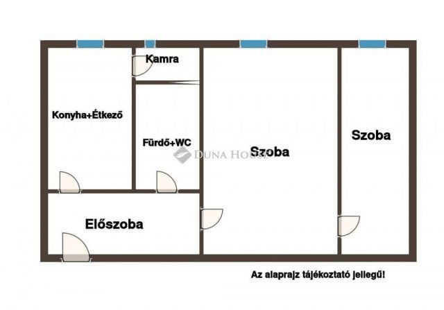 Eladó téglalakás, Dunaújvárosban 33.5 M Ft, 2 szobás