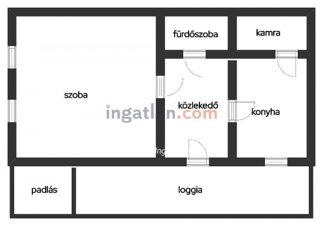 Eladó téglalakás, Túrkevén 8.9 M Ft, 1 szobás