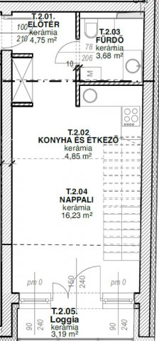 Eladó téglalakás, Nyíregyházán 47.7 M Ft, 1 szobás