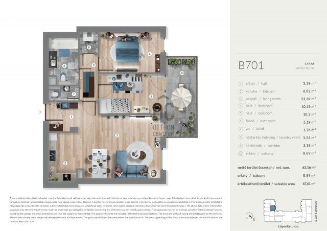 Eladó téglalakás, Budapesten, XIII. kerületben 113.49 M Ft