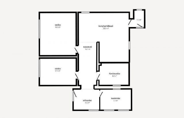 Eladó családi ház, Tiszaújvárosban 32.5 M Ft, 2 szobás