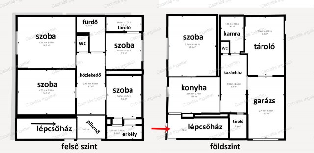 Eladó családi ház, Ajkán 68 M Ft, 4+1 szobás