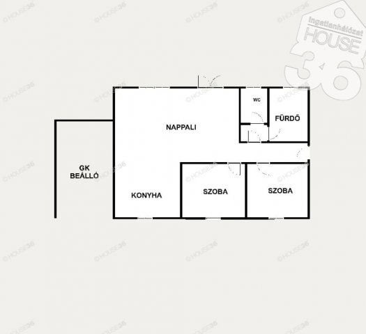 Eladó ikerház, Kecskeméten 66.9 M Ft, 3 szobás
