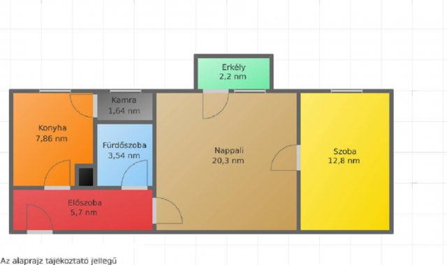 Eladó téglalakás, Salgótarjánban, Rákóczi úton 15.99 M Ft
