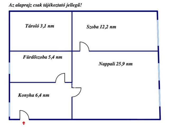 Eladó téglalakás, Sopronban 49.9 M Ft, 1+1 szobás