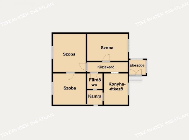 Eladó családi ház, Nagykörűn 17.9 M Ft, 3 szobás