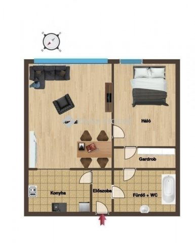 Eladó panellakás, Budapesten, XIV. kerületben 65.2 M Ft, 2 szobás