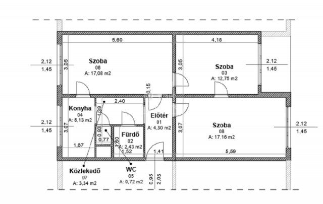 Eladó panellakás, Budapesten, III. kerületben 79.8 M Ft, 3 szobás