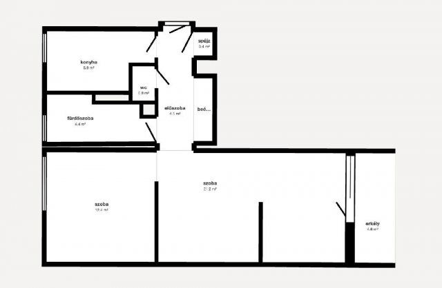 Eladó panellakás, Miskolcon 27.9 M Ft, 2 szobás