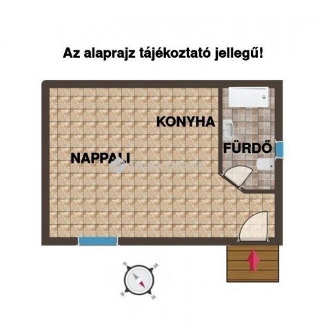 Eladó téglalakás, Budapesten, XXI. kerületben 32.5 M Ft