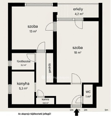 Eladó téglalakás, Budapesten, XX. kerületben 53.9 M Ft, 2 szobás