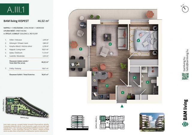 Eladó téglalakás, Budapesten, XIX. kerületben, Iparos utcában