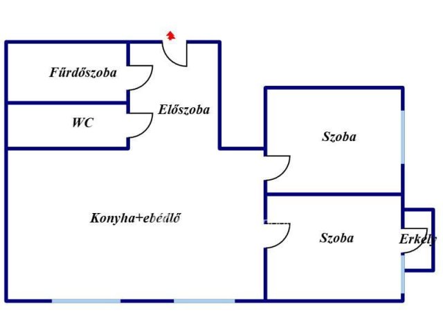 Eladó panellakás, Nyíregyházán 37.8 M Ft, 2 szobás