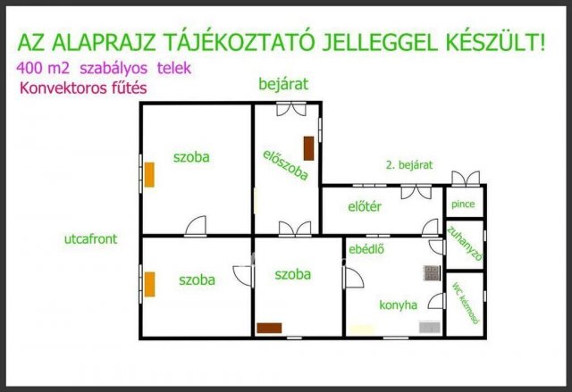 Eladó családi ház, Hajdúböszörményen 45 M Ft, 3 szobás