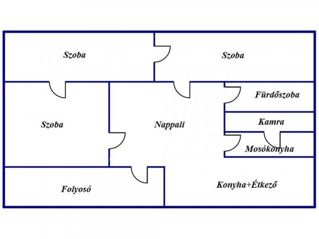 Eladó családi ház, Nagykállóban 27 M Ft, 3 szobás