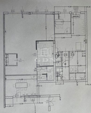Kiadó iroda, Budapesten, IX. kerületben 815 E Ft / hó, 3 szobás