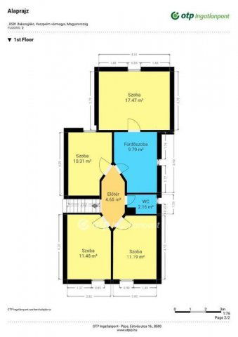 Eladó családi ház, Bakonyjákón 99.5 M Ft, 2+3 szobás